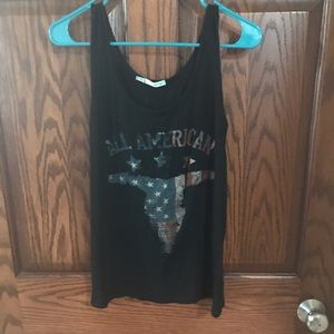 Maurices black All American knit tank